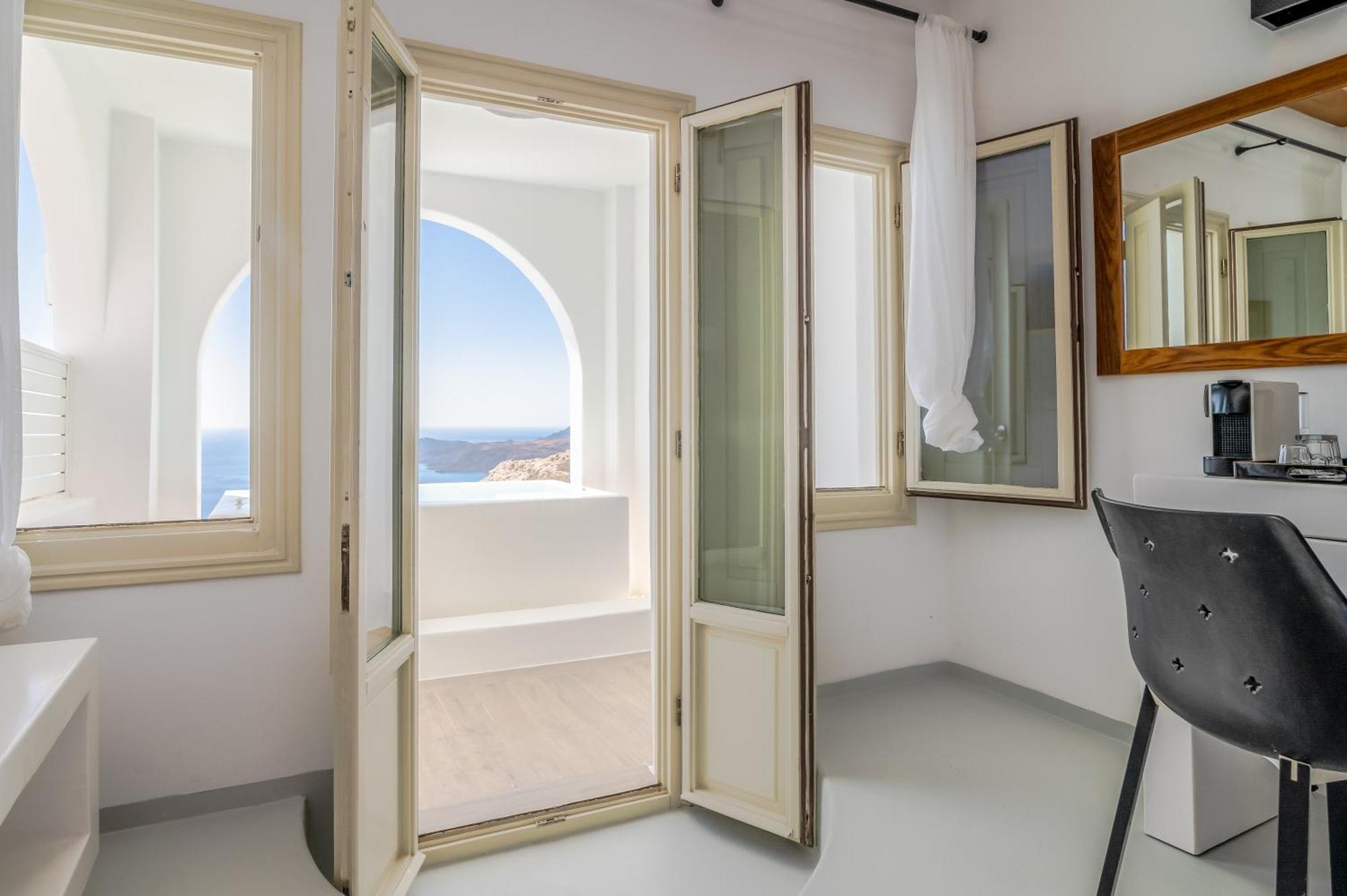 Apeiron Blue Santorini - Sustainable Adults Only 14 Plus Fira  Quarto foto